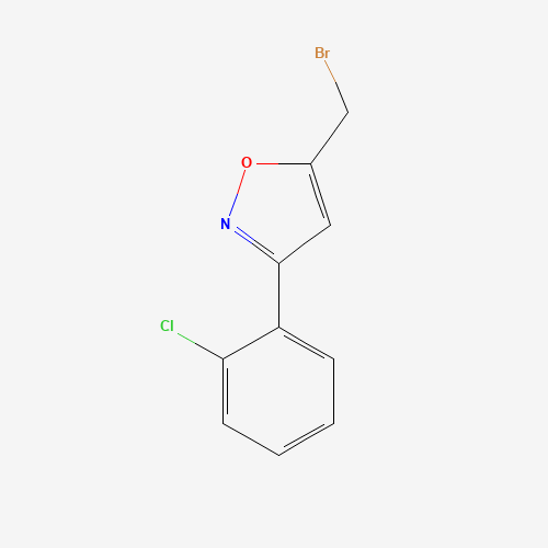 5-(bromomethyl)-3-(2-chlorophenyl)-1,2-oxazole (CAS: 196877-21-1) - Related Chemical Product