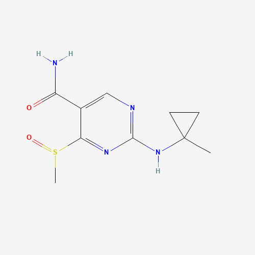 2-[(1-methylcyclopropyl)amino]-4-methylsulfinylpyrimidine-5-carboxamide (CAS: 1403865-44-0) - Related Chemical Product