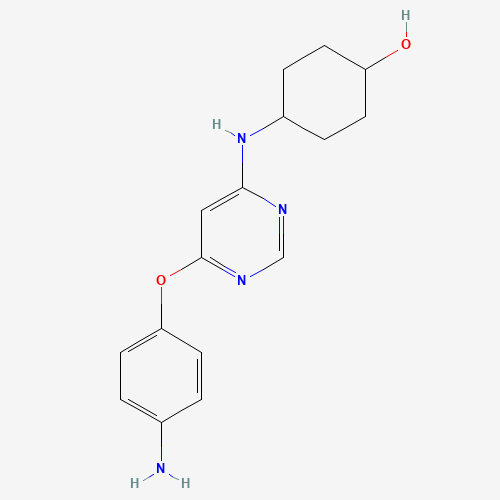 4-[[6-(4-aminophenoxy)pyrimidin-4-yl]amino]cyclohexan-1-ol (CAS: 853298-75-6) - Related Chemical Product