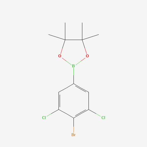 2-(4-bromo-3,5-dichlorophenyl)-4,4,5,5-tetramethyl-1,3,2-dioxaborolane (CAS: 942069-45-6) - Related Chemical Product