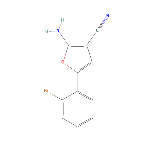 2-amino-5-(2-bromophenyl)furan-3-carbonitrile (CAS: 1261268-90-9) - Related Chemical Product