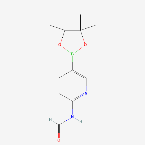 N-[5-(4,4,5,5-tetramethyl-1,3,2-dioxaborolan-2-yl)pyridin-2-yl]formamide (CAS: 1430400-93-3) - Related Chemical Product