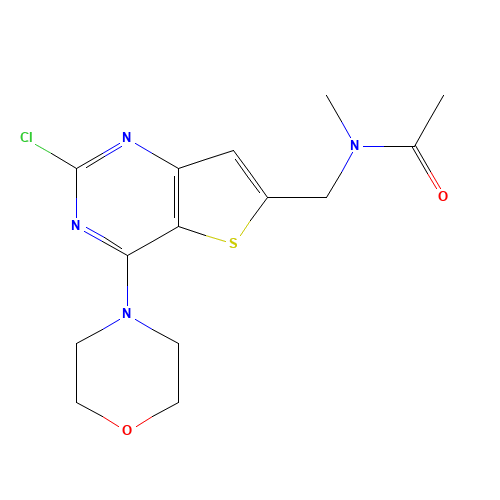 N-[(2-chloro-4-morpholin-4-ylthieno[3,2-d]pyrimidin-6-yl)methyl]-N-methylacetamide (CAS: 956389-69-8) - Related Chemical Product
