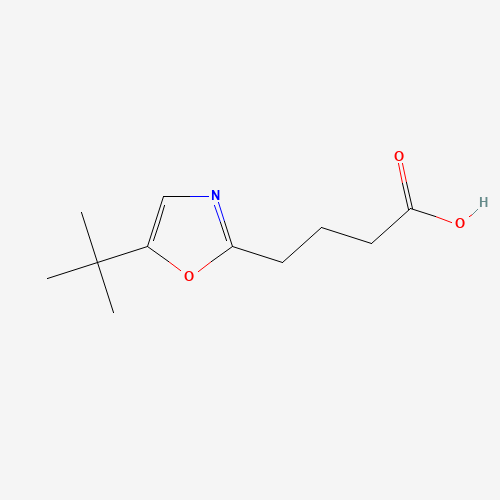 4-(5-tert-butyl-1,3-oxazol-2-yl)butanoic acid (CAS: 1244058-98-7) - Related Chemical Product