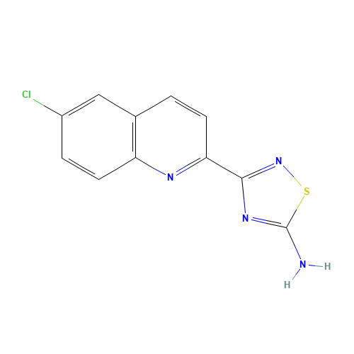 3-(6-chloroquinolin-2-yl)-1,2,4-thiadiazol-5-amine (CAS: 1179359-77-3) - Related Chemical Product