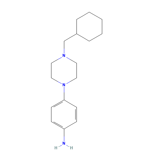 4-[4-(cyclohexylmethyl)piperazin-1-yl]aniline (CAS: 835633-76-6) - Related Chemical Product