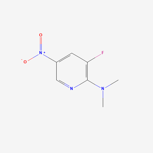 3-fluoro-N,N-dimethyl-5-nitropyridin-2-amine (CAS: 1378502-36-3) - Related Chemical Product