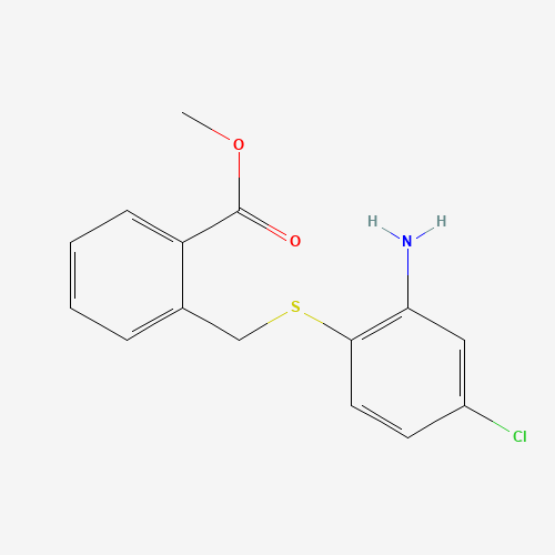 methyl 2-[(2-amino-4-chlorophenyl)sulfanylmethyl]benzoate (CAS: 875895-73-1) - Related Chemical Product