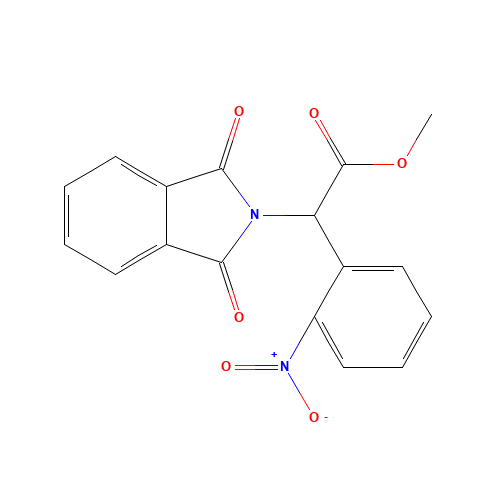 methyl 2-(1,3-dioxoisoindol-2-yl)-2-(2-nitrophenyl)acetate (CAS: 50381-55-0) - Related Chemical Product