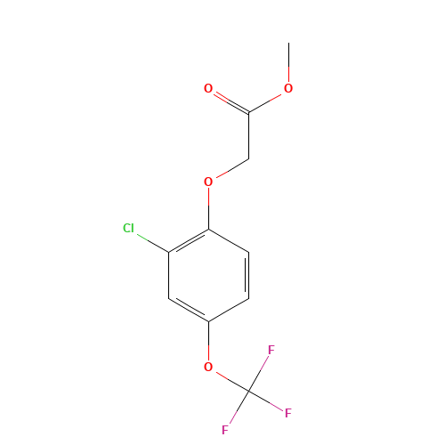 methyl 2-[2-chloro-4-(trifluoromethoxy)phenoxy]acetate (CAS: 653578-82-6) - Related Chemical Product