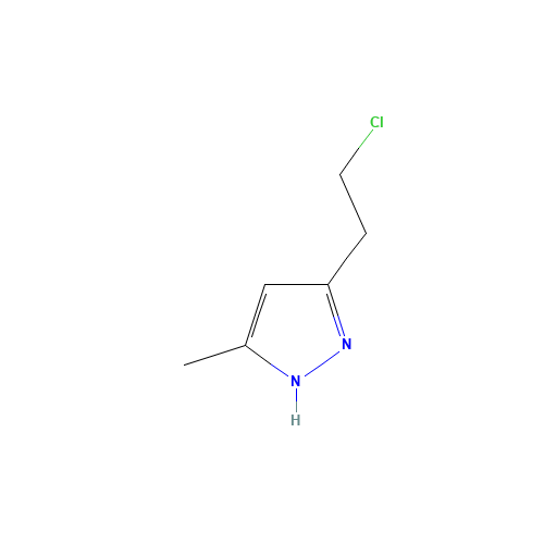 3-(2-chloroethyl)-5-methyl-1H-pyrazole (CAS: 54055-29-7) - Related Chemical Product