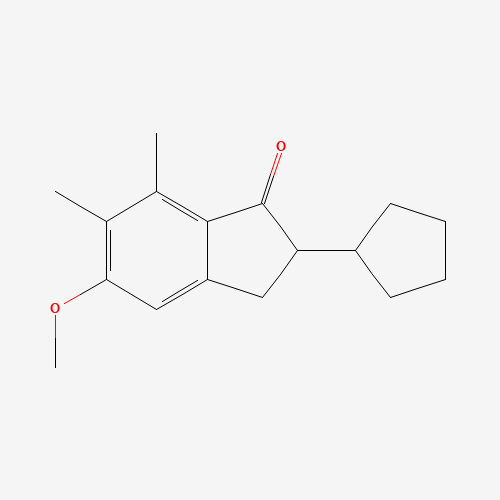 2-cyclopentyl-5-methoxy-6,7-dimethyl-2,3-dihydroinden-1-one (CAS: 41715-83-7) - Related Chemical Product