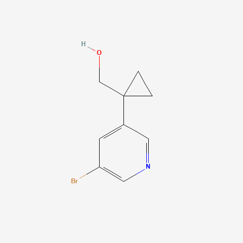 [1-(5-bromopyridin-3-yl)cyclopropyl]methanol (CAS: 1369503-74-1) - Related Chemical Product