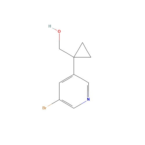 [1-(5-bromopyridin-3-yl)cyclopropyl]methanol (CAS: 1369503-74-1) - Related Chemical Product