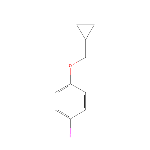 1-(cyclopropylmethoxy)-4-iodobenzene (CAS: 411229-57-7) - Related Chemical Product