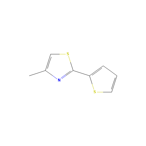 4-methyl-2-thiophen-2-yl-1,3-thiazole (CAS: 89942-95-0) - Related Chemical Product