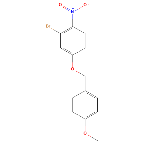 2-bromo-4-[(4-methoxyphenyl)methoxy]-1-nitrobenzene (CAS: 929095-68-1) - Related Chemical Product