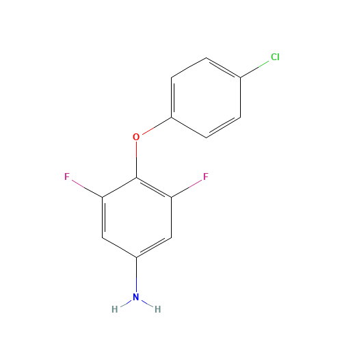 4-(4-chlorophenoxy)-3,5-difluoroaniline (CAS: 549547-33-3) - Related Chemical Product