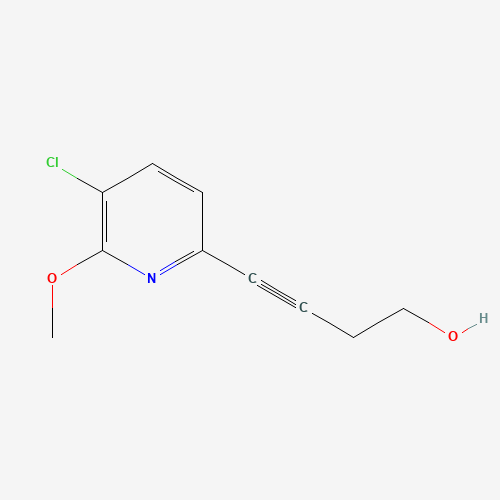 4-(5-chloro-6-methoxypyridin-2-yl)but-3-yn-1-ol (CAS: 1310949-24-6) - Related Chemical Product