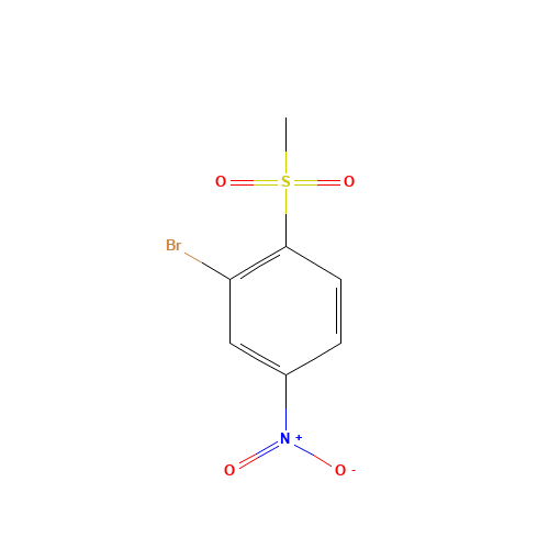 2-bromo-1-methylsulfonyl-4-nitrobenzene (CAS: 180297-54-5) - Related Chemical Product