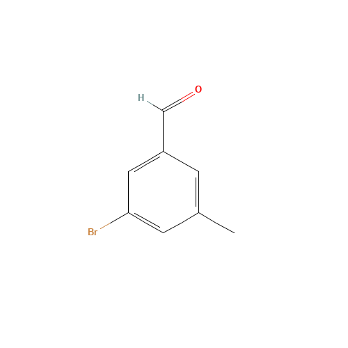 3-bromo-5-methylbenzaldehyde (CAS: 188813-04-9) - Chemical Structure and Molecular Formula 