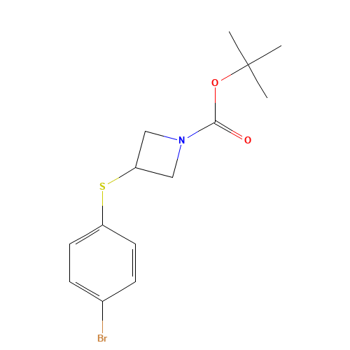 tert-butyl 3-(4-bromophenyl)sulfanylazetidine-1-carboxylate (CAS: 1002355-69-2) - Related Chemical Product
