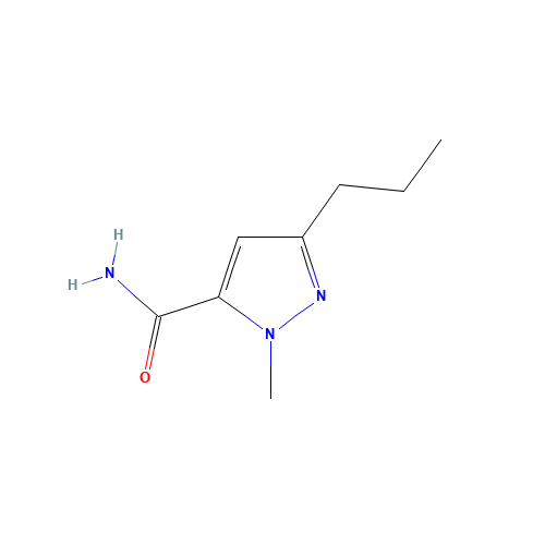 2-methyl-5-propylpyrazole-3-carboxamide (CAS: 1185292-79-8) - Related Chemical Product