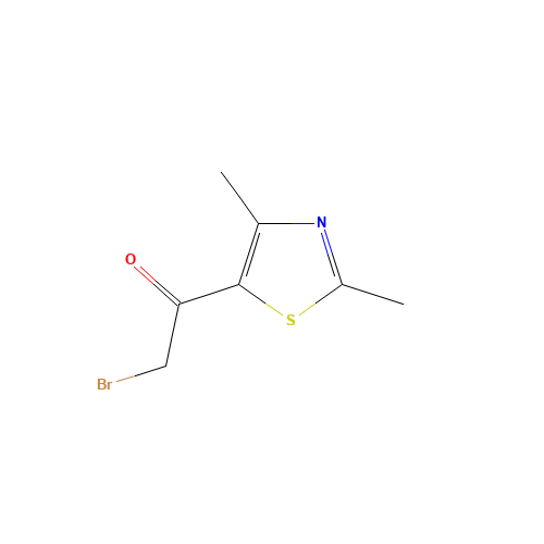 2-bromo-1-(2,4-dimethyl-1,3-thiazol-5-yl)ethanone (CAS: 7520-91-4) - Related Chemical Product