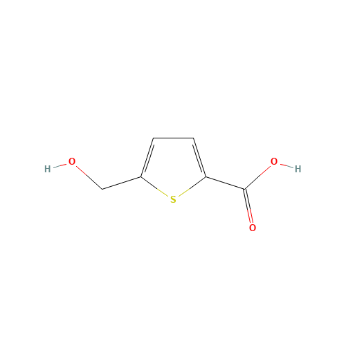 5-(hydroxymethyl)thiophene-2-carboxylic acid (CAS: 14282-64-5) - Chemical Structure and Molecular Formula 
