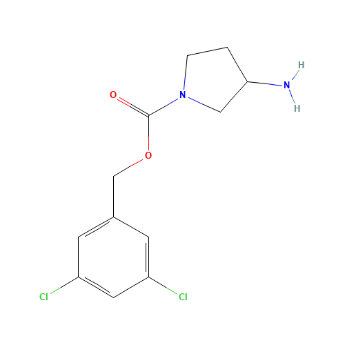 (3,5-dichlorophenyl)methyl 3-aminopyrrolidine-1-carboxylate (CAS: 1613513-82-8) - Related Chemical Product