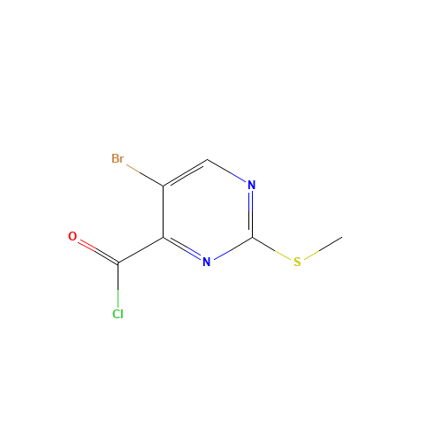 5-bromo-2-methylsulfanylpyrimidine-4-carbonyl chloride (CAS: 79686-05-8) - Related Chemical Product