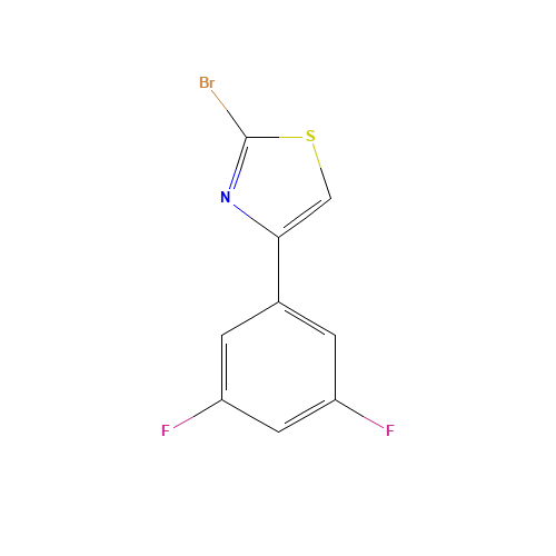 2-bromo-4-(3,5-difluorophenyl)-1,3-thiazole (CAS: 886367-95-9) - Related Chemical Product