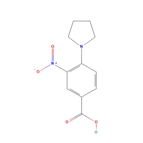 3-nitro-4-pyrrolidin-1-ylbenzoic acid (CAS: 40832-81-3) - Related Chemical Product