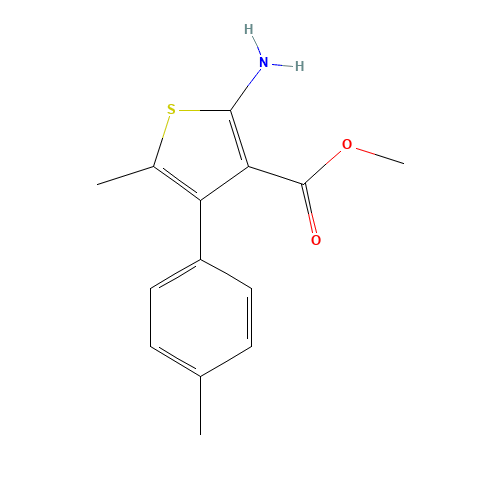 methyl 2-amino-5-methyl-4-(4-methylphenyl)thiophene-3-carboxylate (CAS: 350997-34-1) - Related Chemical Product