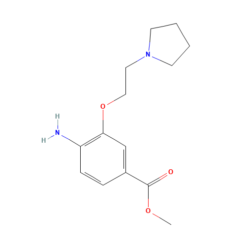 methyl 4-amino-3-(2-pyrrolidin-1-ylethoxy)benzoate (CAS: 1216144-08-9) - Related Chemical Product