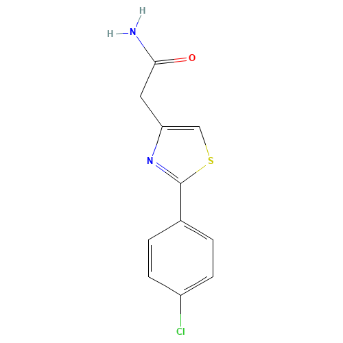 2-[2-(4-chlorophenyl)-1,3-thiazol-4-yl]acetamide (CAS: 17969-36-7) - Related Chemical Product