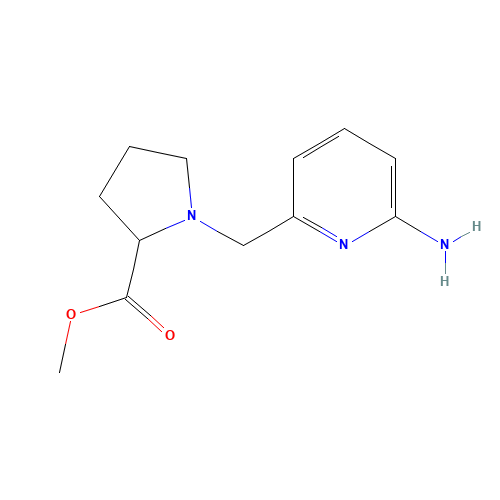 methyl 1-[(6-aminopyridin-2-yl)methyl]pyrrolidine-2-carboxylate (CAS: 400776-67-2) - Related Chemical Product