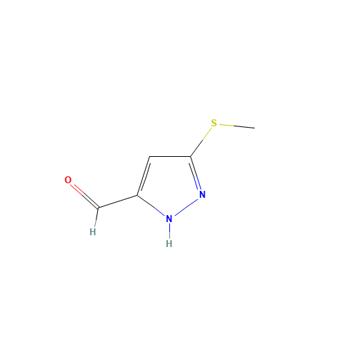 3-methylsulfanyl-1H-pyrazole-5-carbaldehyde (CAS: 569657-30-3) - Related Chemical Product