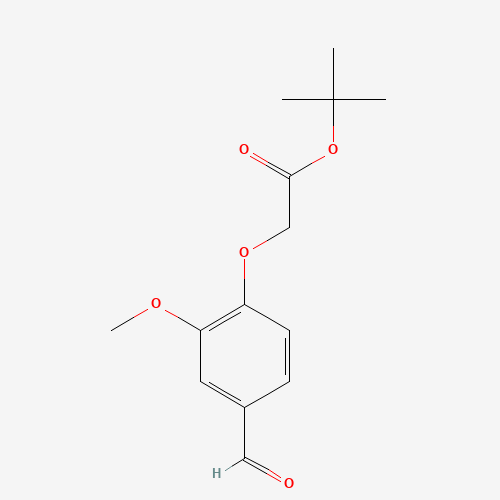 tert-butyl 2-(4-formyl-2-methoxyphenoxy)acetate (CAS: 179002-91-6) - Related Chemical Product