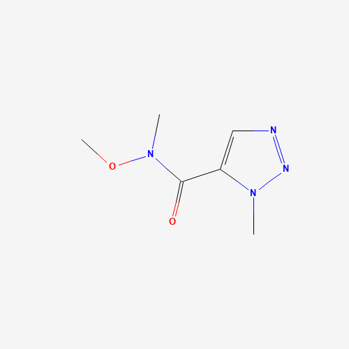 N-methoxy-N,3-dimethyltriazole-4-carboxamide (CAS: 1599529-75-5) - Related Chemical Product