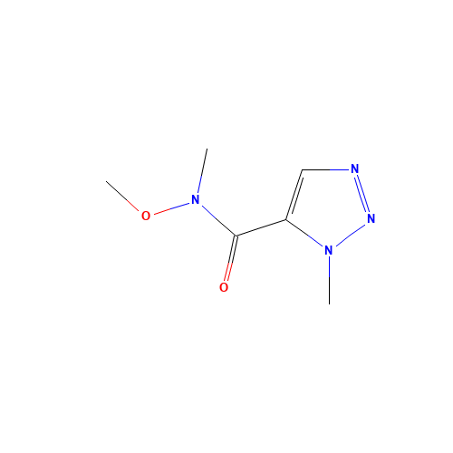 N-methoxy-N,3-dimethyltriazole-4-carboxamide (CAS: 1599529-75-5) - Related Chemical Product