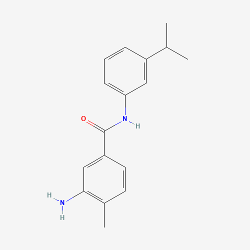 3-amino-4-methyl-N-(3-propan-2-ylphenyl)benzamide (CAS: 870221-09-3) - Related Chemical Product