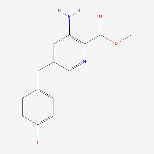 methyl 3-amino-5-[(4-fluorophenyl)methyl]pyridine-2-carboxylate (CAS: 863443-05-4) - Related Chemical Product