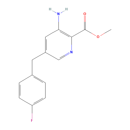 methyl 3-amino-5-[(4-fluorophenyl)methyl]pyridine-2-carboxylate (CAS: 863443-05-4) - Related Chemical Product