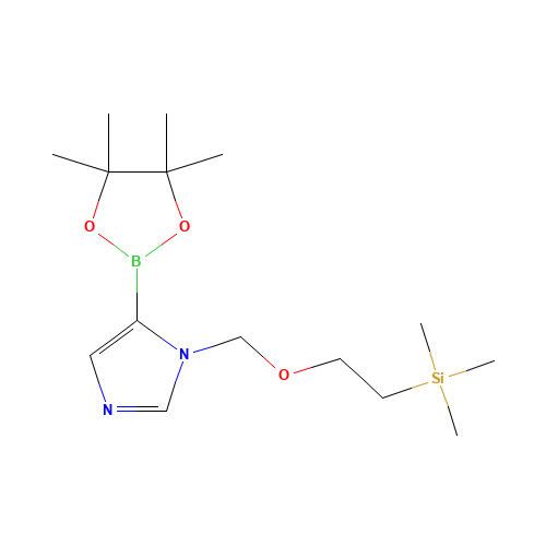 trimethyl-[2-[[5-(4,4,5,5-tetramethyl-1,3,2-dioxaborolan-2-yl)imidazol-1-yl]methoxy]ethyl]silane (CAS: 1319255-50-9) - Related Chemical Product