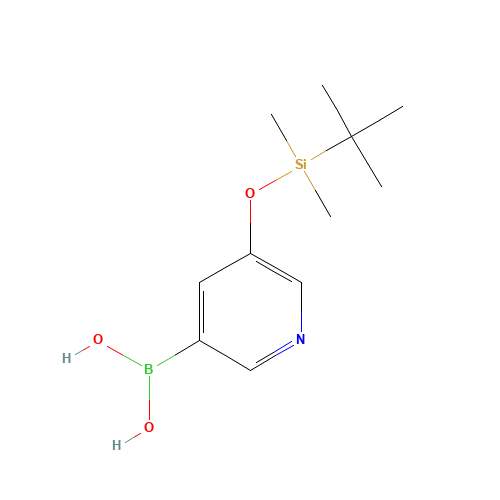 [5-[tert-butyl(dimethyl)silyl]oxypyridin-3-yl]boronic acid (CAS: 173999-08-1) - Related Chemical Product