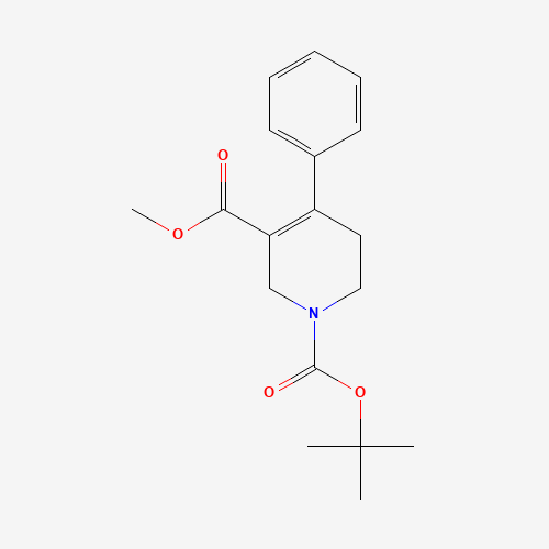 1-O-tert-butyl 5-O-methyl 4-phenyl-3,6-dihydro-2H-pyridine-1,5-dicarboxylate (CAS: 221141-77-1) - Related Chemical Product