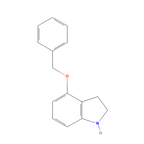4-phenylmethoxy-2,3-dihydro-1H-indole (CAS: 885278-77-3) - Related Chemical Product
