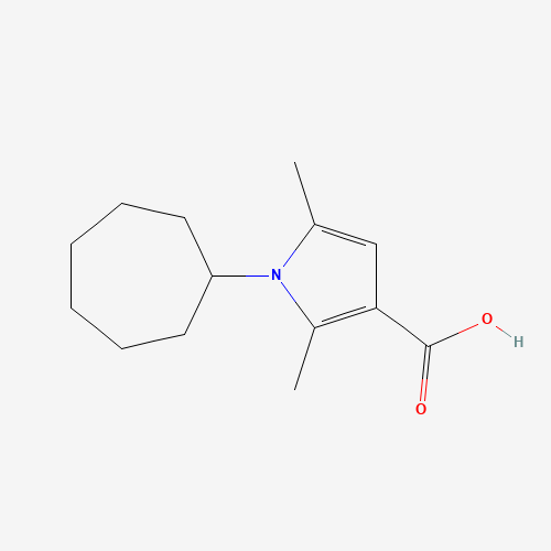 1-cycloheptyl-2,5-dimethylpyrrole-3-carboxylic acid (CAS: 1098354-37-0) - Related Chemical Product
