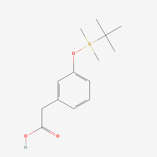 2-[3-[tert-butyl(dimethyl)silyl]oxyphenyl]acetic acid (CAS: 114774-44-6) - Related Chemical Product